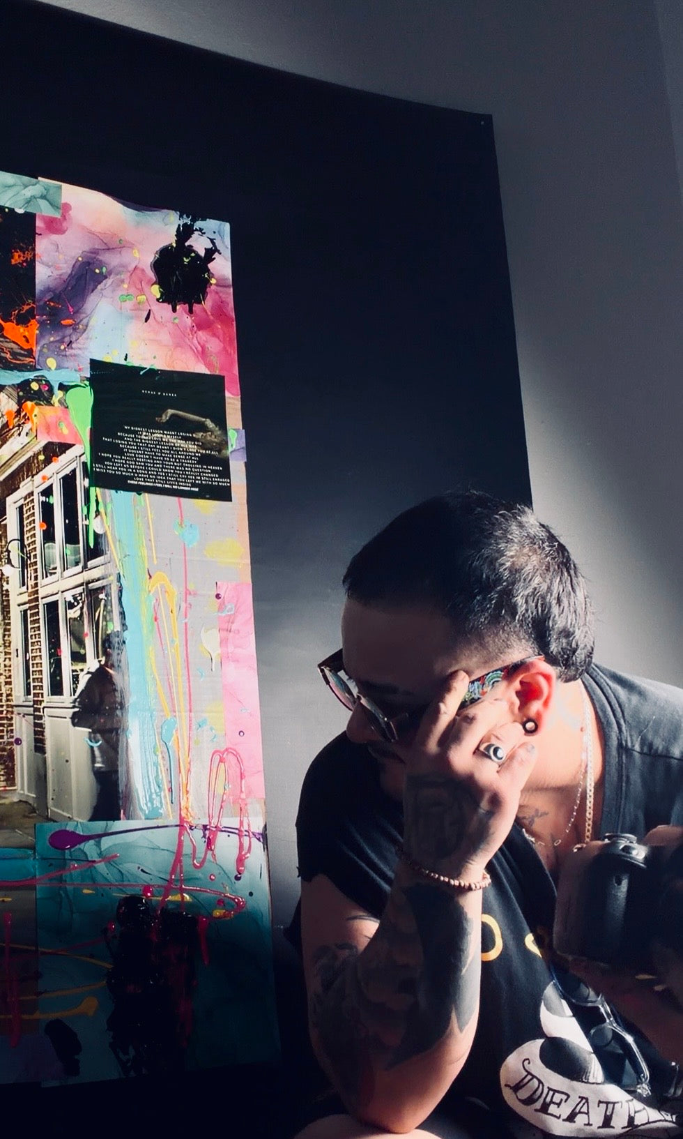 “Tulsa spelled backwards” by Devin Alexander Herrera 24x36 art piece